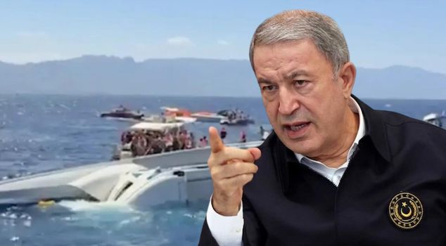 Harsh reaction from Hulusi Akar to the Greeks' inhuman remarks: Who is for peace, who is for hate?