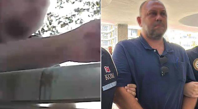 The municipal personnel caught red-handed in a bribery negotiation remained silent at the police station.