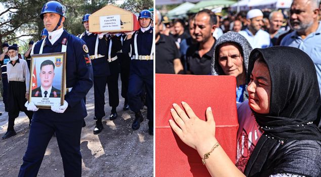 في كارثة السفينة ضحى بنفسه من أجل عائلته! وداع مؤلم لبطل الدرك الرقيب المتخصص