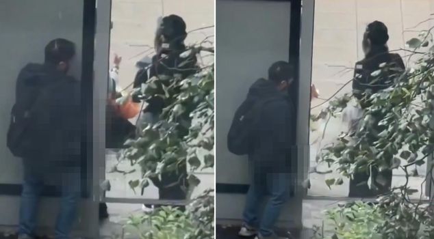 Stop the disgusting sight! The police are looking for him everywhere.