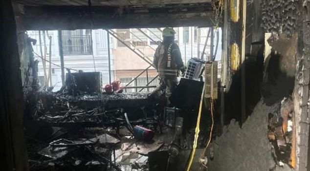 Fire at a hotel in Bakirkoy: 12 injured