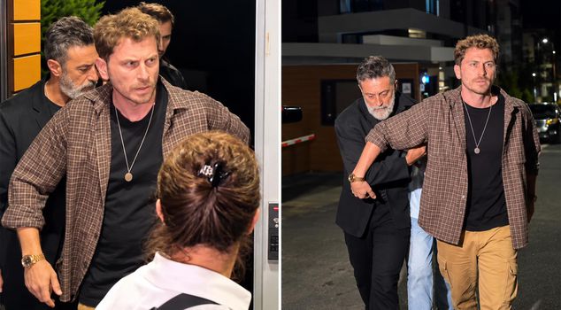 Serhat Kılıç's girlfriend was taken to the police station: His co-star Eren Vurdem shielded him from the cameras.