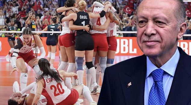 President Erdogan congratulates the European champions, the Sultans of the Net.