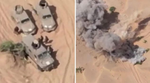 Houthis ballistic missile attack on Saudi-backed forces meeting
