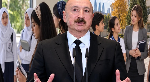 While the headscarf debates continue, Azerbaijani state television poured gasoline on the fire.