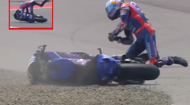 Frightening accident from Toprak Razgatlıoğlu! He put his dislocated shoulder back in place himself.