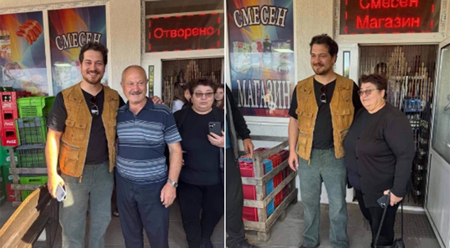 Çağatay Ulusoy visits his village in Bulgaria