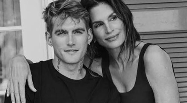 Cindy Crawford was seen with her husband for the first time after her son's death.
