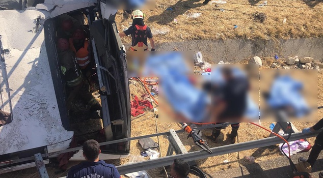 Massacre-like accident in Manisa! First images from the scene