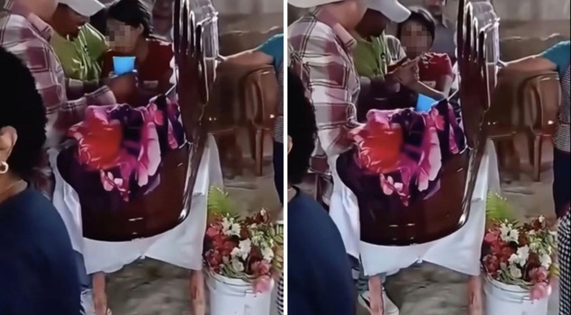 As her mother bent over her coffin crying, the 15-year-old girl sat up inside the coffin.
