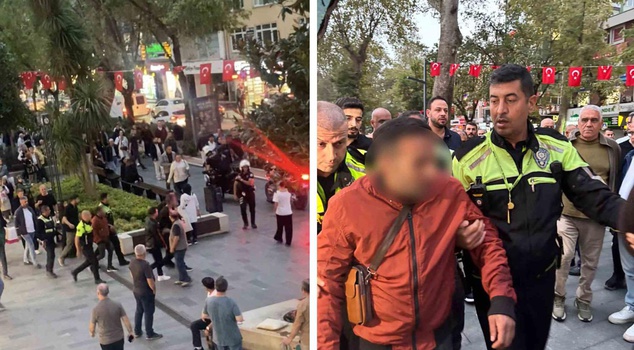 The suspect who stabbed their ex-spouse in the leg in Kocaeli was apprehended.