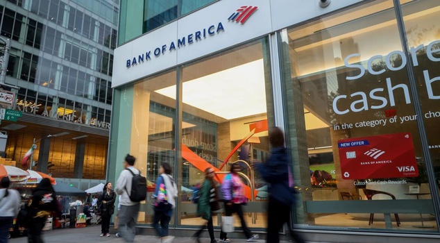 The U.S. Treasury Department imposed a fine of more than $1.21 billion on Bank of America.