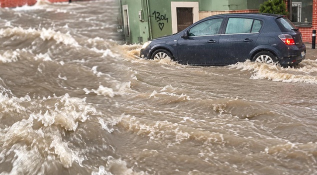 Downpour paralyzed life in Istanbul! Roads turned into lakes in Sarıyer