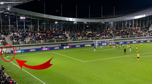 First he conceded from a corner, then minutes later saved a penalty! Onana made his mark on the match.
