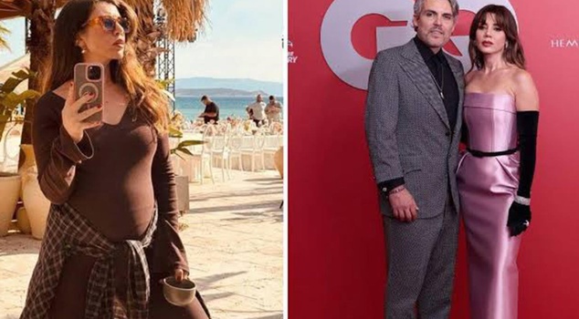Gökçe Bahadır, who is preparing to become a mother, took a break from her work.