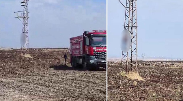تشاجر مع زوجته، ثم انتحر بحبل ربطه بعمود خط الجهد العالي