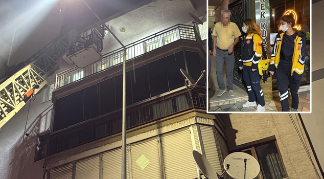 He put food on the stove and fell asleep, then asked the teams who rescued him, 