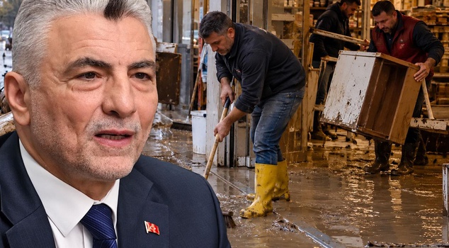 Minister Bolat announced 80 million TL in cash support for tradespeople affected by the flood in Istanbul.