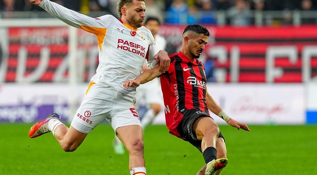 Galatasaray protected its lead with the goal it scored in the 88th minute.