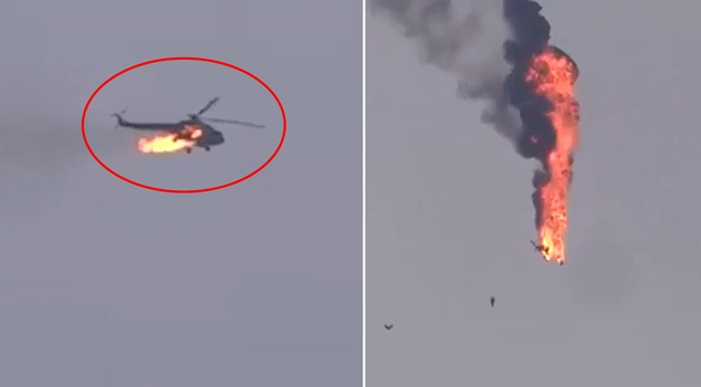 What was feared happened! The Houthis shot down a Saudi Arabian helicopter.