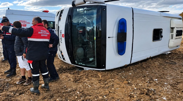 Prison transport vehicle overturned in Sivas: 3 injured, 2 of them gendarmes