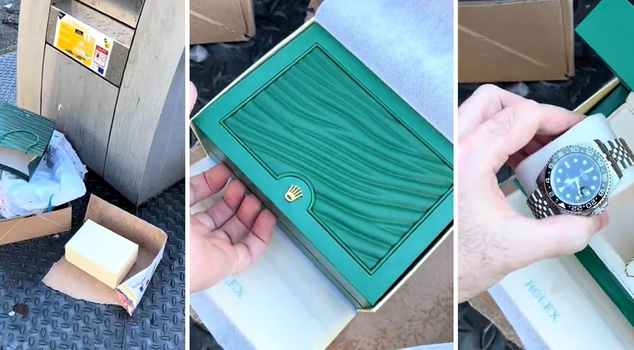 A surprising image after protests in France: they threw a Rolex watch in the trash