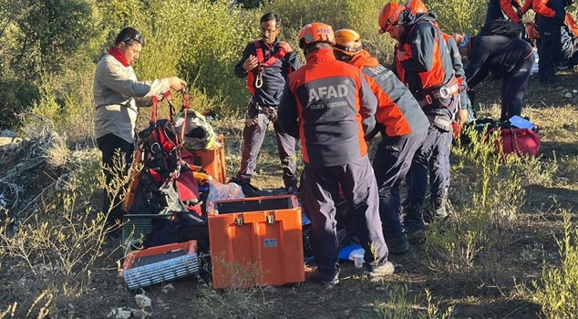 They were stranded in the canyon they went to for training! 1 volunteer lost their life, 10 missing