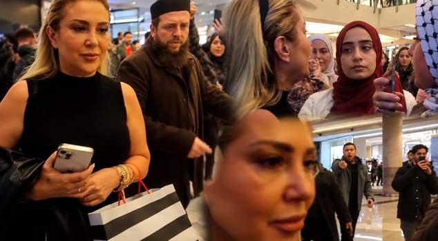 Anger grew toward the Israeli woman! The giant shopping mall was evacuated