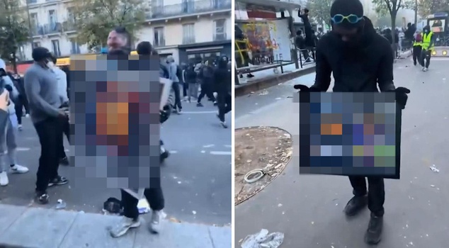 During the looting in Paris, they stole items signed by Messi worth a fortune.