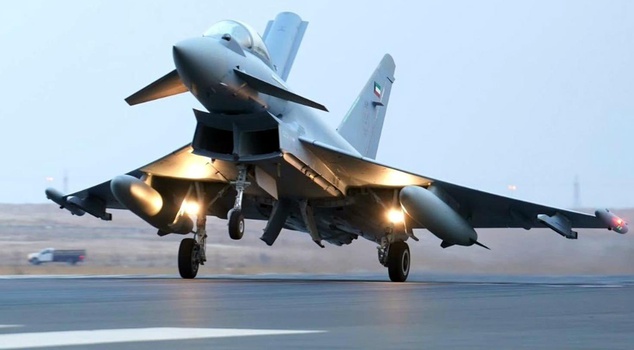 The UK is sending Typhoon fighter jets to the region for Saudi Arabia's defense.