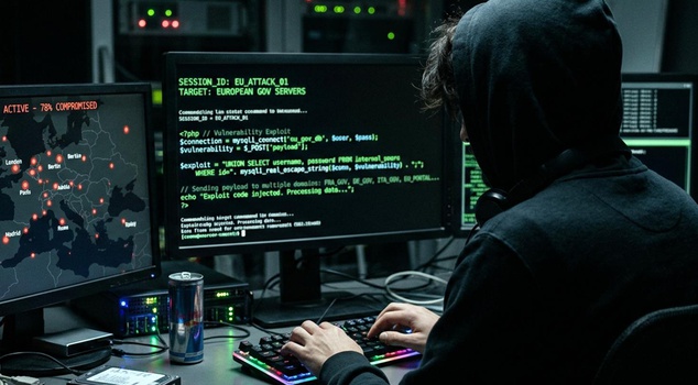 Many websites belonging to public institutions in Europe went down.
