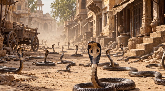 Cobras with a bounty on their heads ruined the country.