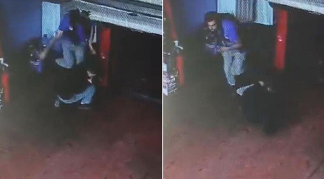 A blood-chilling beating of a 14-year-old student by a master