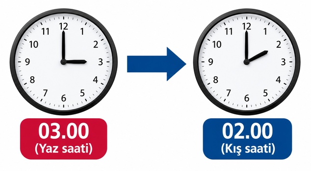 Clocks are going back in Europe! The switch to winter time in Germany is on October 25, and the time difference with Turkey increases to 2 hours.