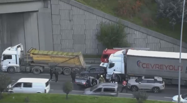 Pileup in Bağcılar! There are injured people