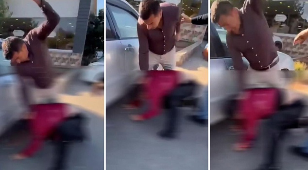 المشهد الذي أثار المدينة! اعتدى عليه بالضرب حتى الموت وهو يحمل سكينًا في يده