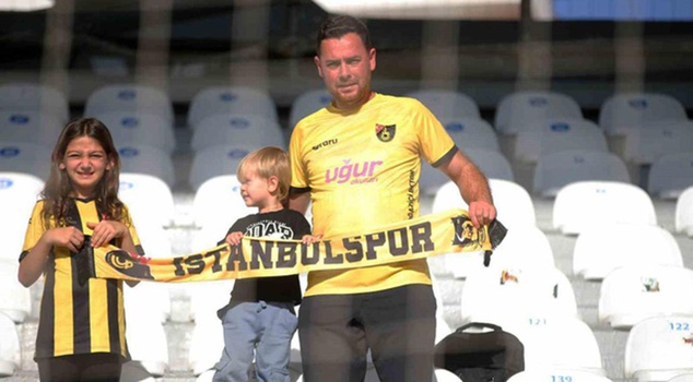 There were only 3 people in the away stand! They were all from the same family.
