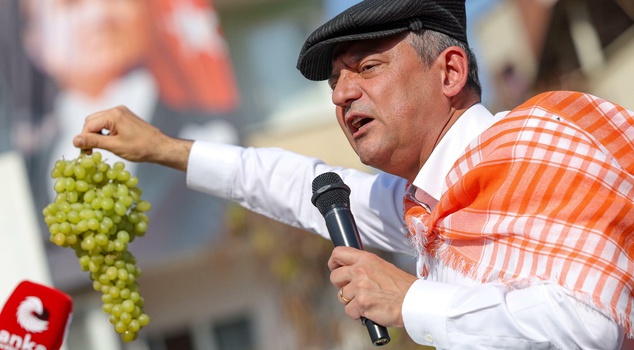 Özgür Özel spoke from Sarıgöl: Grapes that cost 10 lira at the producer are being sold for 100 lira in Ankara.