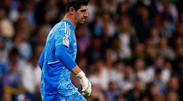 Real Madrid star Courtois is out for the Barcelona match.