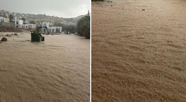 صور من جنة السياحة في تركيا! أُغلقت الطرق أمام حركة المرور، وغمرت المياه المحال التجارية