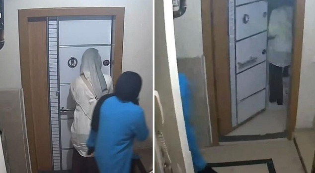 Women thieves on camera! They opened the door and entered the apartment, but at that moment something they never expected happened.