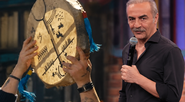 What is the shaman drum that sparked controversy in Yılmaz Erdoğan's series?
