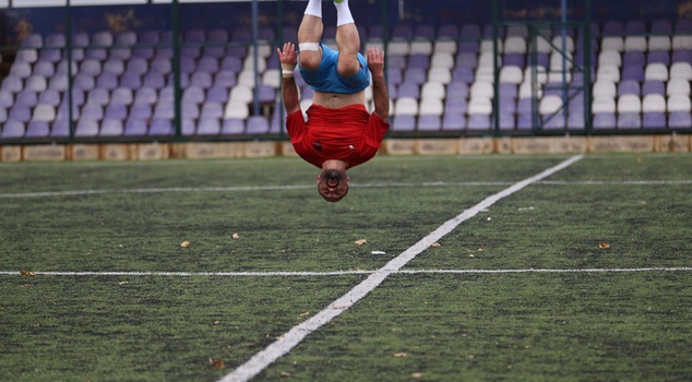 They made headlines with an “11 somersaults” goal celebration! Now they are chasing a Guinness record.