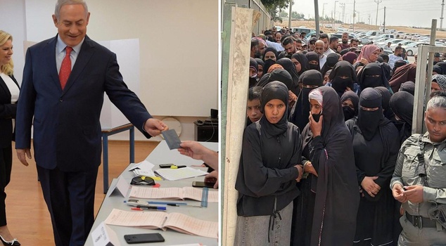 Turnout in the Israeli elections is at its highest level since 1973! A barrage of messages from a panicked Netanyahu