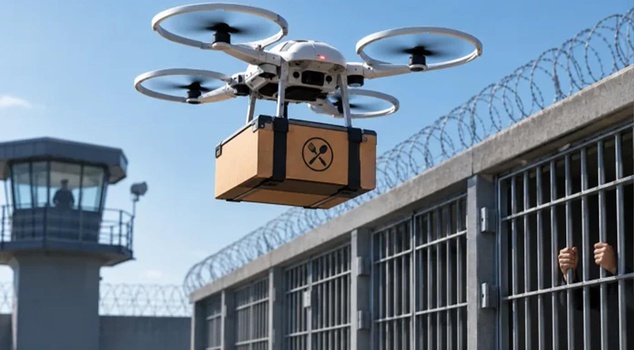 Drone scandal at Canada’s high-security prison! A hamburger meal was delivered to an inmate