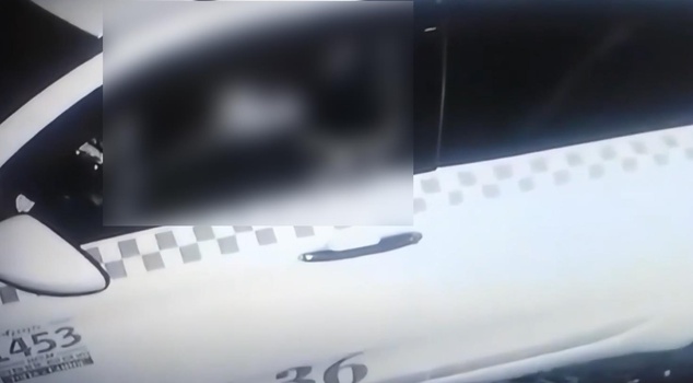 He parked the taxi, thought no one would see! The camera recorded everything.