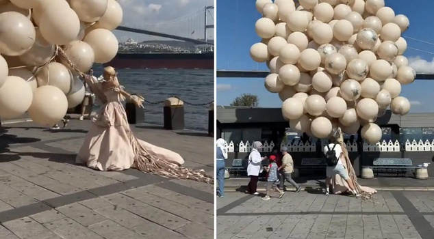 Footage from Turkey! The photo shoot turned into a nightmare
