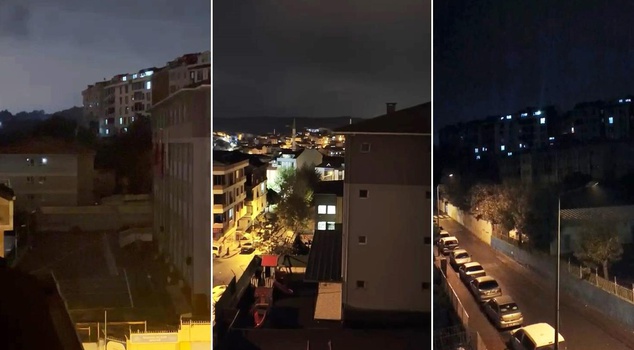 Surprising event in Istanbul! It suddenly started in 3 schools at night, everyone ran to the windows.