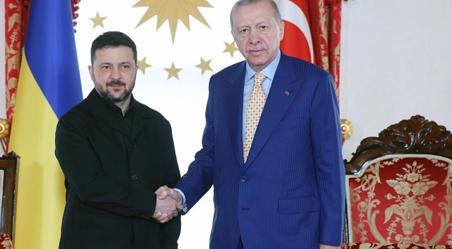 زيلينسكي في إسطنبول! التقى بالرئيس أردوغان