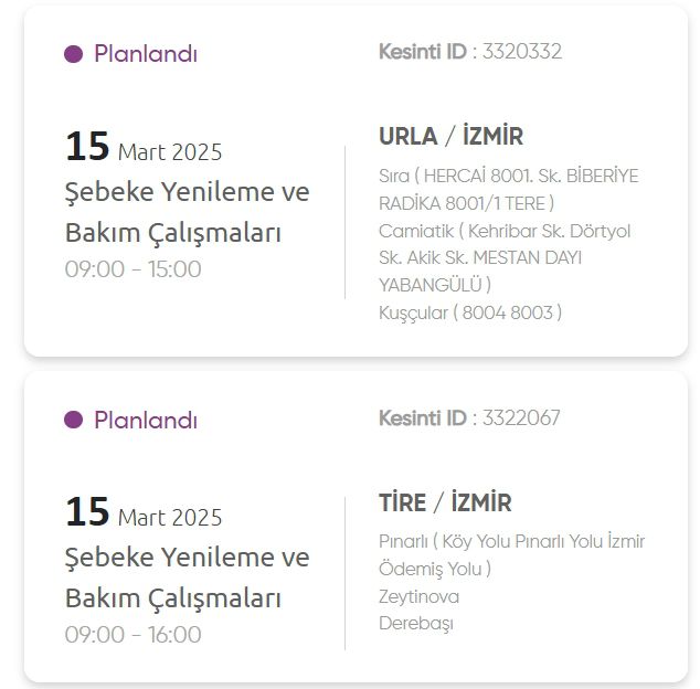 İzmir GEDİZ elektrik kesintisi! 15 Mart İzmir'de elektrik kesintisi ne zaman bitecek, elektrikler ne zaman gelecek?